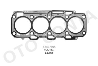 SKC MLS DELİKSİZ 0.82MM DOBLO-LİNEA-BRAVO II 1.6 DMTJ 16V 198 A2.000-263 A3.000 resmi