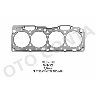 SİLİNDİR KAPAK CONTASI TEMPRA/TİPO/SLX 1,6 LPGLI ARACLAR ICIN TAKVIYELI resmi