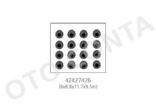 SUBAP LASTİĞİ VİTON 16 AD 6X8.8X12.2X9.7MM CLİO II-III 1.2 16V-1.5DCI-KNG 1.5 DCI-P106-P206-P307 resmi