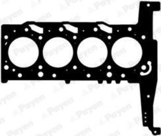 SİLİNDİR KAPAK CONTASI (1,20MM 3 CENTIK) TRANSİT V184 2,4TDCI 00>06 V347 2,4TDCI 07>11 LANDROVER D resmi