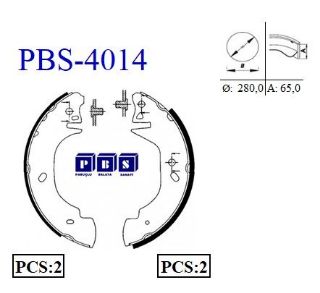 PABUC BALATA FORD TRANSİT T15 AR GS8540 resmi