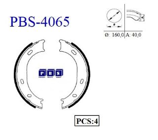 EL FREN PABUC BALATASI LT35 LT46 SPRINTER 2T 3T (96 06) MB W168 W460 W461 97 09 (160X40MM) resmi