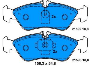 FREN BALATASI ARKA LT28-35 96>06 LT28-46 96>06 / GW-CLASS W463 89> SPRINTER 95>06 resmi