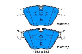 FREN BALATASI ÖN BMW 3  E90 E91 E92 E93 BMW 5  E60 E61 BMW 6  E63 E64 BMW 7  E65 E66 BMW Z4  E89 BMW X1  E84 X DRIVE resmi