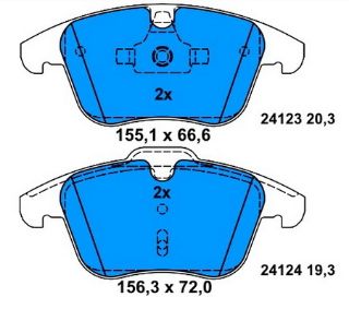 FREN BALATASI ÖN S-MAX 06> MONDEO IV 07> GALAXY III 06> / S60 10> S80 06> V60 V70 06> XC70 06> / FREELANDER II 07> resmi