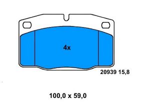 FREN BALATASI ÖN VECTRA A 88> CORSA A 82> OMEGA A 86> ASCONA B 75> ASCONA C 81>88 KADETT D 79> KADETT E 84> REKORD E 77> MANTA B 75> resmi