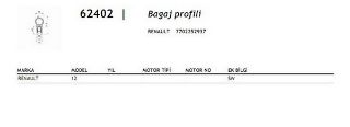 BAGAJ TOZ LASTİĞİ R.12 SW resmi