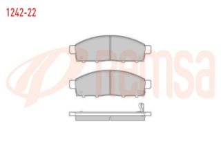 FREN BALATA ÖN İKAZLI TEL DELIKLI 16MM MİTSUBİSHİ L 200 2.4 DI-D 2015- / FIAT FULLBACK PİCK-UP 2.4 D 2016- resmi