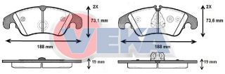 FREN BALATA ÖN AUDI A5 (8T3) 3.0 TDI 2007-2017/ 3.2 FSI 2007-2017/ 2.0 TFSI 2007-2017/ Q5 (8R) 2.0 TFSI 2008-/ 2.0 TDI 2008-/ A5 (8T3) 1.8 TFSI 2007-2017 / BMW 7 SERISI 730 D 2009-/ 740 D 2009- resmi