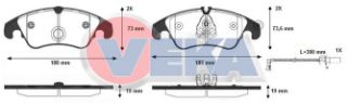 FREN BALATA ÖN FISLI A4 (8K2,B8) 2.0 TFSI 2007-2015/ 2.0 TDI 2007-2015/ A5 (8T3) 3.0 TDI 2007-2017/ 3.2 FSI 2007-2017/ A6 (4G2,C7) 2.0 TDI 2010-/ 2.0 TFSI 2010-/ Q5 (8R) 2.0 TDI 2008-/ 2.0 TFSI 2008- resmi