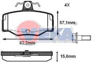 FREN BALATA ARKA A4 1.8 TFSI 2007-2015/ 2.0 TDI 2007-2015/ 3.0 TDI 2007-2015/ A5 (8T3) 1.8 TFSI 2007-2017/ 3.0 TDI 2007-2017/ 3.0 TFSI 2007-2017/ Q5 (8R) 2.0 TFSI 2008-/ 2.0 TDI 2008-/ 3.0 TDI 2008- resmi