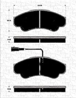 ÖN BALATA FİŞLİ DUCATO 02/06 BOXER 02/06 JUMPER 02/06 B.Y TİP 1800 KG resmi