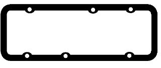 ÜST KAPAK CONTA STD. KAUÇ-MAN. 4MM M124/M131 resmi
