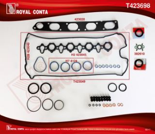 ÜST TAKIM CONTA CORTECO KEÇELİ REINZ SUB.LAST SKC SİZ MASTER 2.2-2.5 DCI G9T-G9U resmi