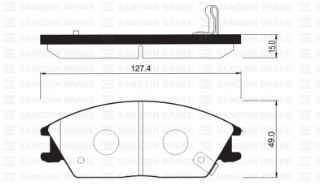 ÖN BALATA ACCENT 1.3 1.5 94-00 GETZ 02 EXCEL 90-95 S COUPE 92-96 GDB893-GDB3331 resmi