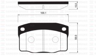 ÖN BALATA ASCONA 76-88 CORSA A 82-93 KADET 1.4 88-95 VECTRA A 88-95 OMEGA 86-94 GDB199 resmi