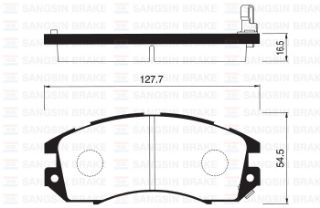 ÖN BALATA SUBARU IMPREZA 1.6İ AWD 1.8 İAWD 2.0İ AWD 92-00 LEGACY 2.0-2.2 90-98 GDB989 resmi