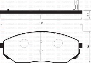 ÖN BALATA SORENTO 2.5 CRDI 3.3 3.5 V6 2.4 02 GDB3343-GDB3452 resmi