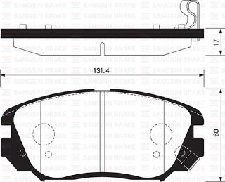 ÖN BALATA INSIGNIA 1.6-1.6T-1.8 08 SAAB 9.5 10 CAMARO 3.6 11 MALIBU 2.0D 2.4 12 GDB1782 resmi