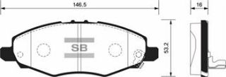 X ÖN BALATA HI-LUX PİCK UP 2.5D-4D 01 HI-LUX PİCK UP 2.5 07 GDB3427 resmi