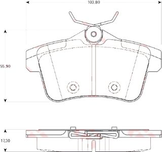 ARKA BALATA P308 1.6GTI 010 P3008 1.6VTI-1.6THP-1.6HDI-2.0HDI 09 P5008 1.6 16V-1.6HDI-2.0HDI 09 resmi