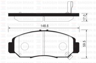 ÖN BALATA HONDA CİVİC SEDAN 07-11 -FRV 07 GDB3268-GDB3240 resmi