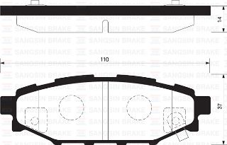 ARKA BALATA SUBARU FORESTER 08-13 IMPREZA 08-12 LEGACY 03 OUTBACK 03-09 XV 12 GDB3373 resmi