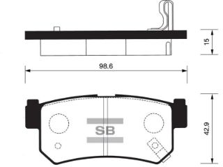 ARKA BALATA DISCOVREY 4.0 04-09 4.4 04 2.7TD 04-09 3.0 RANGEROVER 4.4-3.0TD6 02 GDB1632 resmi