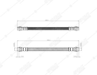 FREN HORTUMU ARKA VOLKSWAGEN AMAROK 2010/- resmi