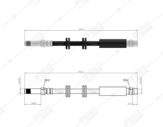 ÖN  FREN HORTUMU VİTO W638 96-03 resmi