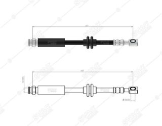 ÖN  FREN HORTUMU CORSA E / CORSA E VAN X15  FREN DİSK CAPI 308 MM.  15-> resmi