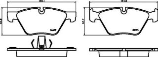 FREN BALATASI ÖN BM F10-F10 LCİ-F11-F11 LCİ-F18-F18 LCİ 10-17 resmi