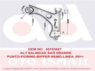 SALSALINCAK SAĞ KOMPLE CORSA D 07>14 CORSA E 15> ADAM 13> GRANDE PUNTO FİORİNO BİPPER NEMO LİNEA 05> resmi