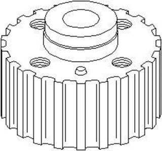 KRANK DİŞLİ (AUDI: A80 / VW: GOLF I II -JETTA II POLO CLASSIC 1.9 ) resmi