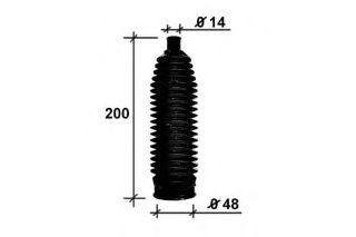 DİREKSİYON KÖRÜĞÜ TRW-(VW: POLO/SEAT: CORDOBA/İBİZA/SKODA: FABİA  02>>) resmi