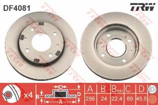 ÖN FREN AYNASI HAVALI CARİSMA 1.8I-VOLVO S40-V40 1.6I 16V/1.8 16V/1.9TD/2.0 16V/2.0T 95 resmi