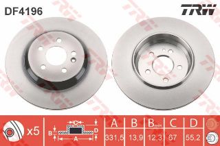 FREN DİSKİ ARKA MERCEDES W163 01>05 resmi