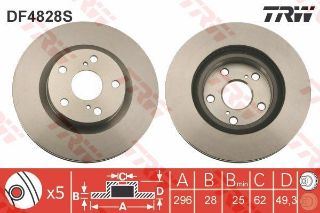 ÖN FREN AYNASI HAVALI RAV 4 III ACA/ACE 2.0 VVT-I/2.2 D-4D 03/06 resmi