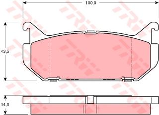 X ARKA BALATA MAZDA 626 1.6 1.8 2.0 91-97 resmi