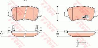 FREN BALATASI ARKA WVA 23417 ( OPEL : ASTRA G / ZAFIRA 01-- /KIA VENGA 2009>>  ) resmi