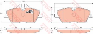 ÖN BALATA BMW E81 116D 118D 06-9.12 E87 116İ 118İ 2.0İ 116D 118D 03-9.12 E82 118İ 118D 08 resmi