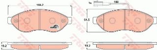 ÖN BALATA DUCATO 3-4-BOXER 3-4-JUMPER 3-4 06 11 16Q-20Q- KARSAN JEST TEK FİŞLİ resmi