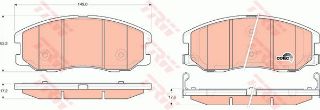 ÖN BALATA ANTARA 2.4-3.2 V6-2.0 CDTI 2.2CDTİ 05/06 10 CAPTİVA 2.0D 2.2D 2.4 3.0 3.2 06.06 11 resmi