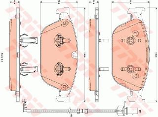 ÖN FREN BALATASI A8 10 Q5 13 resmi