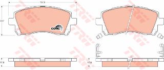 X ÖN BALATA SUBARU FORESTER 2.0-2.0T 97-02 -LEGACY II 2.5I 4WD 96-99 resmi