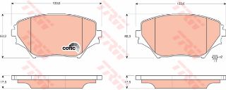 ÖN BALATA RAV 4 II 1.8 VVTI-2.0VVTI-2.0 D-4D 4WD 00 11.05 resmi