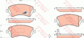 ÖN BALATA COROLLA 1.4-1.6-1.4VVTİ-1.6VVTİ-1.8 VVTİ 02-07 1.4 D4D 04-07 2.0D4D 02-07 resmi