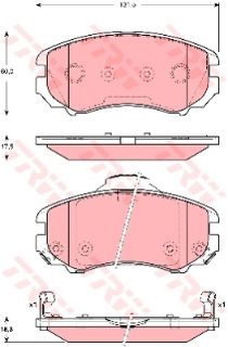 ÖN  FREN BALATASI ELANTRA 05 11 COUPE 02> SONATA 01 05 TUCSON 04 08 CERATO 08 10 MAGENTIS 01 11 SOUL 08 14 SPORTAGE 04 10 resmi