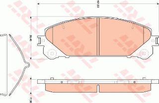 ÖN BALATA LEXUS RX350-RX450 10 TOYOTA HIGHLANDER 08 resmi