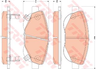 ÖN  FREN BALATASI AVENSİS 2,2 D4D 2009 2013 VERSO 2,0 D4D 2010> resmi